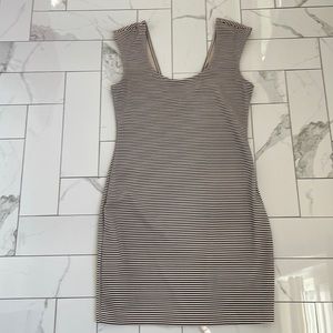 BCBG stripe mini dress